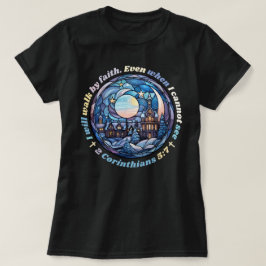 Camisa Cristã, Eu Passo por Faith Bíblia Verse