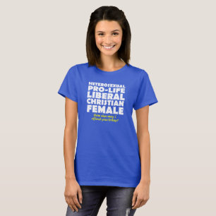 Camisa Cristã Feminina Prolife Ofensiva Humor