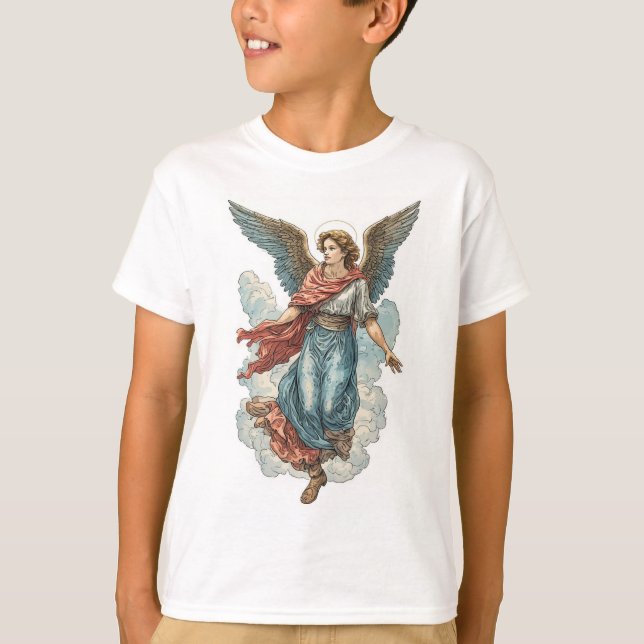 Camisa Cristã Infantil Anjo Bela (Frente)