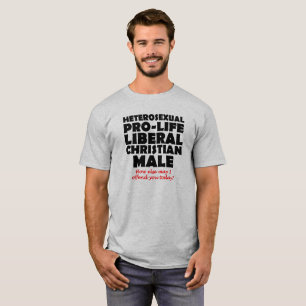 Camisa Cristã Masculina Pro Vida Ofensiva Humor