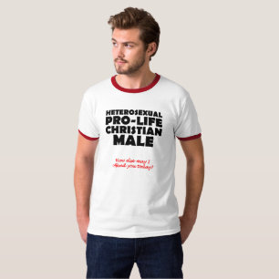 Camisa Cristã Masculina Prolife Ofensiva Humor