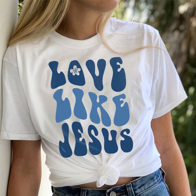Camisa Cristã, Presentes Religiosos, Amor como Jes (Criador carregado)