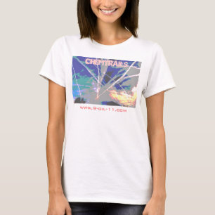 Camisa cruzada do céu de Chemtrails