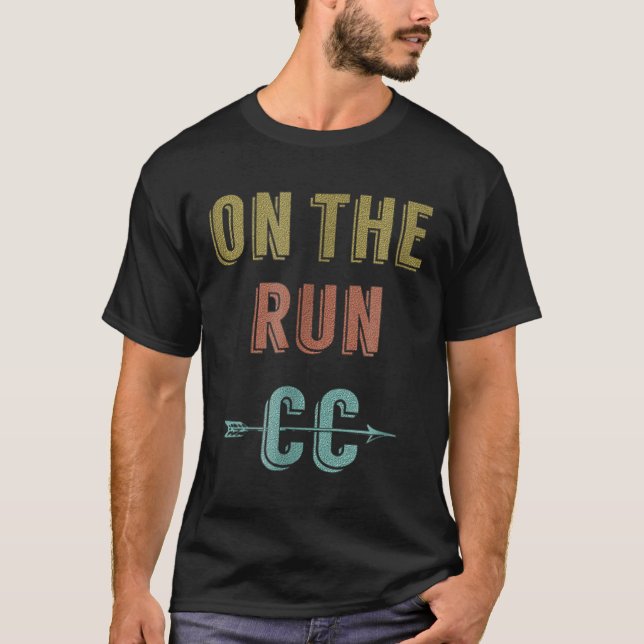 Camisa Cruzada Engraçada A Correr XC Ru (Frente)