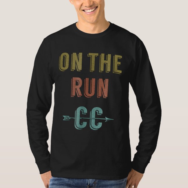 Camisa Cruzada Engraçada A Correr XC Ru (Frente)