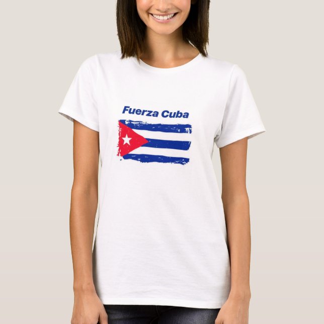 CAMISA CUBA BANDEIRA (Frente)