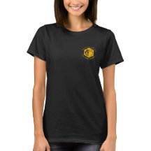 Camisa curta da Capa de Techie do hexágono, opção