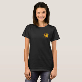 Camisa curta da Capa de Techie do hexágono, opção