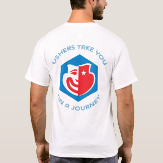 Camisa curta da Capa de Usher do hexágono, opção 3