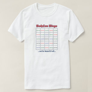 Camisa "Custom BodyCam Bingo 1" (branco 2)