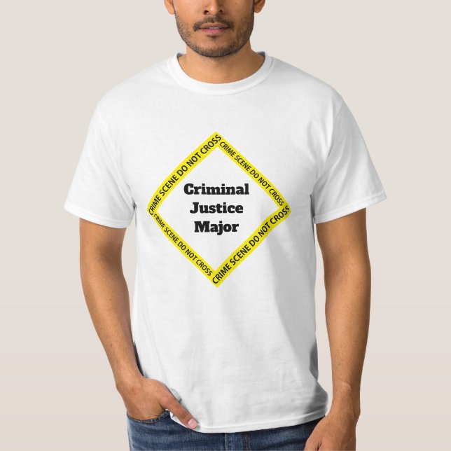 Camisa customizável da justiça penal (Frente)
