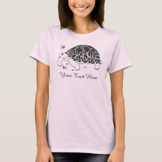 Camisa customizável da tartaruga do leopardo