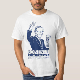 Camisa customizável do rastejamento de bar de Ron