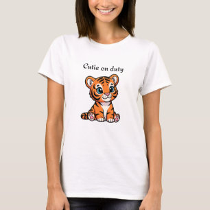 Camisa Cutie on Duty   Camiseta do Fofinho do Tigr