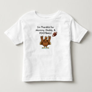 Camisa da acção de graças do futebol para miúd