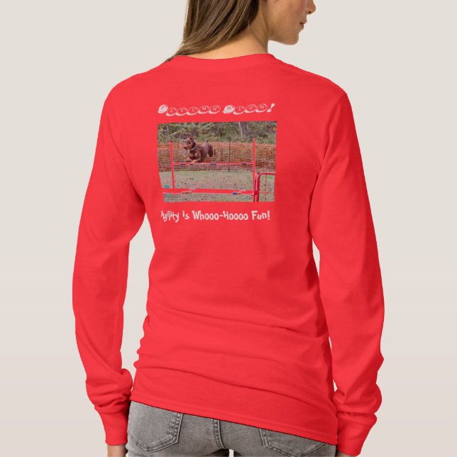Camisa da agilidade com Doberman (Verso)