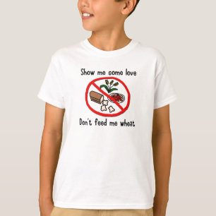Camisa da alergia do trigo