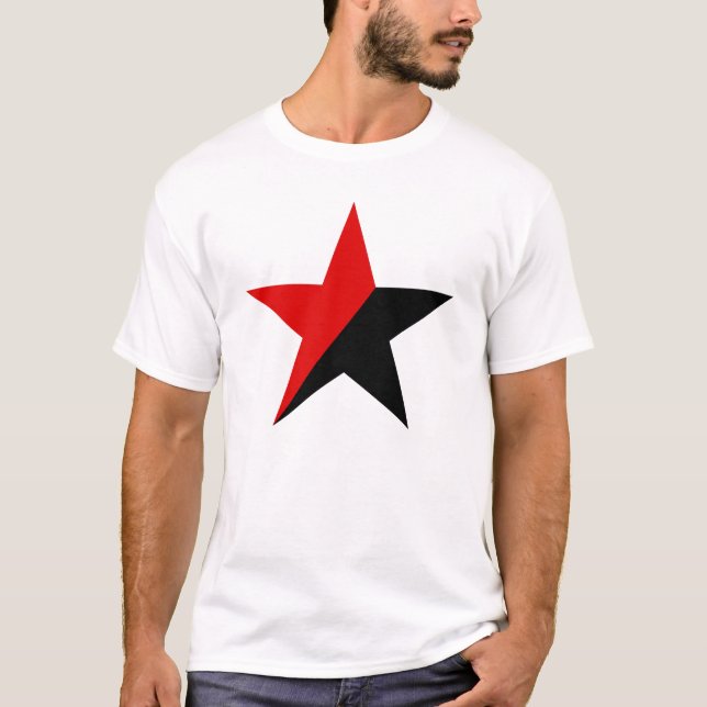 Camisa da anarquia da estrela do anarquista (Frente)