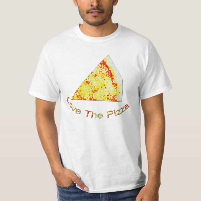 camisa da arte da pizza (Frente)