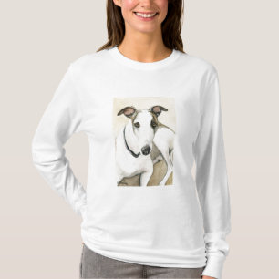 Camisa da arte do cão do galgo