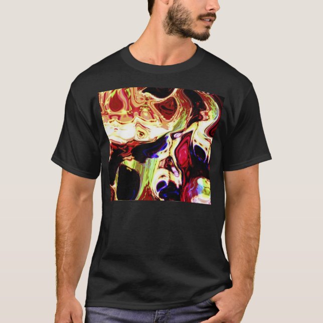 Camisa da arte dos homens da "dificuldade de (Frente)