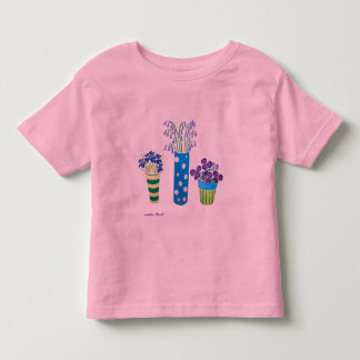 Camisa da arte: Lotes dos potes das flores