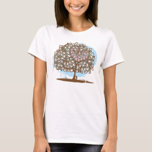 Camisa da árvore de amor