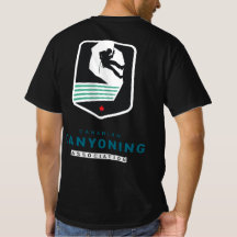 Camisa da Associação Canadiana de Canyoning