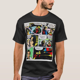 Camisa da banda desenhada T da ficção científic