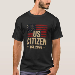 Camisa da Bandeira Americana Patriótica Cidadão do