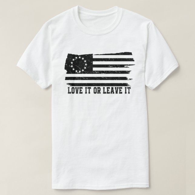 camisa da bandeira Betsy Ross rush-limbaugh (Frente do Design)