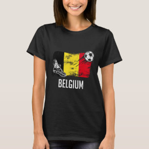 Camisa da Bandeira da Bélgica Time de Futebol Belg