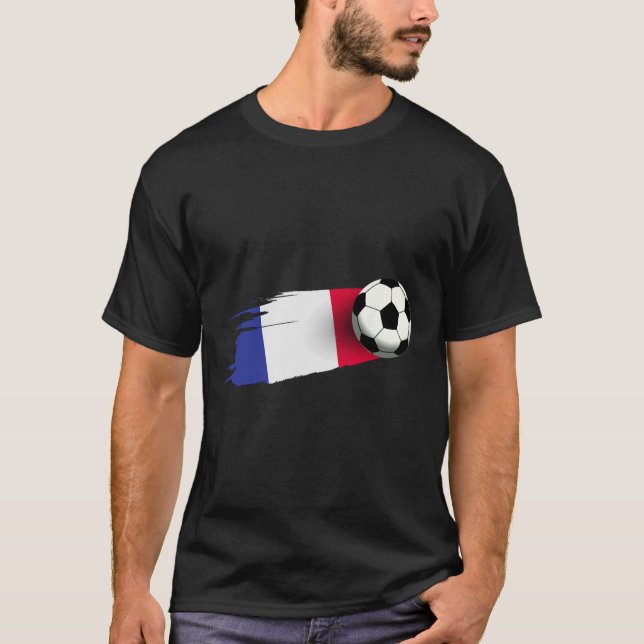 Camisa da Bandeira da França Seleção Francesa de F (Frente)