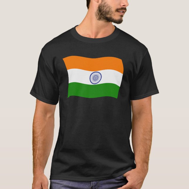 Camisa da Bandeira da Índia (Frente)