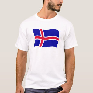 Camisa da Bandeira da Islândia