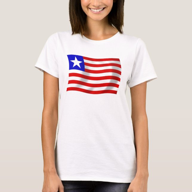 Camisa da Bandeira da Libéria (Frente)
