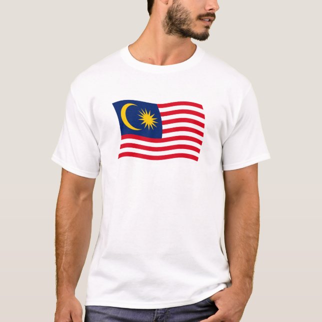 Camisa da Bandeira da Malásia (Frente)