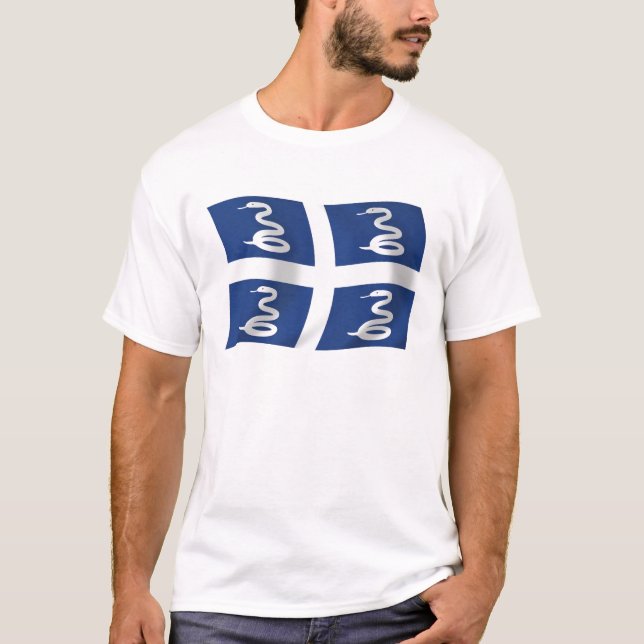 Camisa da Bandeira da Martinica (Frente)
