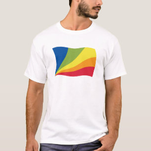 Camisa da bandeira da nova da +