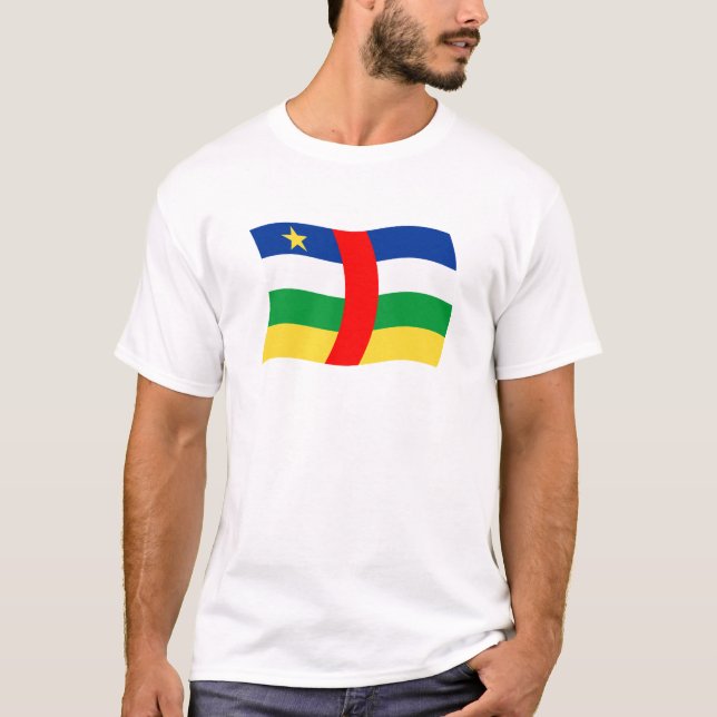 Camisa da Bandeira da República Centro-Africana (Frente)