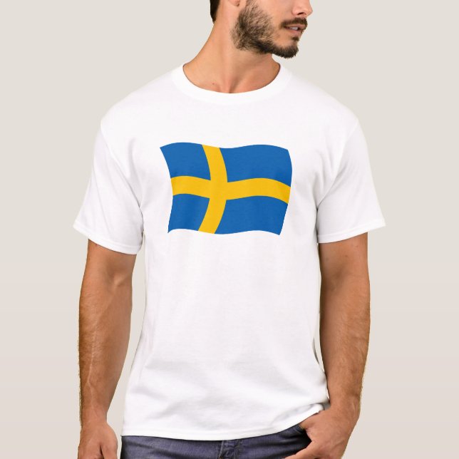 Camisa da Bandeira da Suécia (Frente)