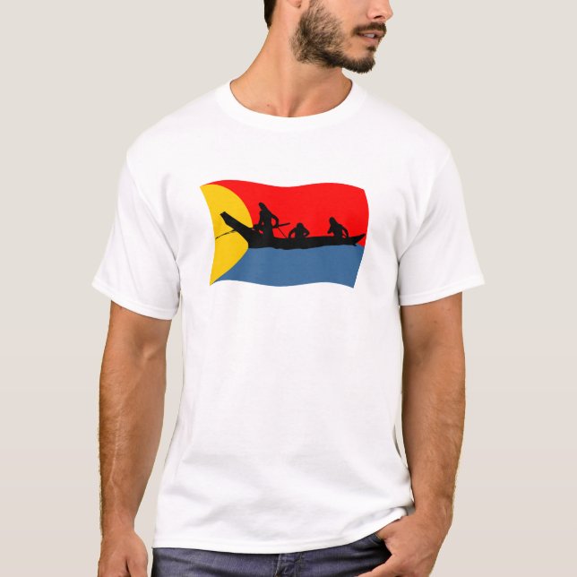 Camisa da Bandeira da Tribo Clatsop (Frente)