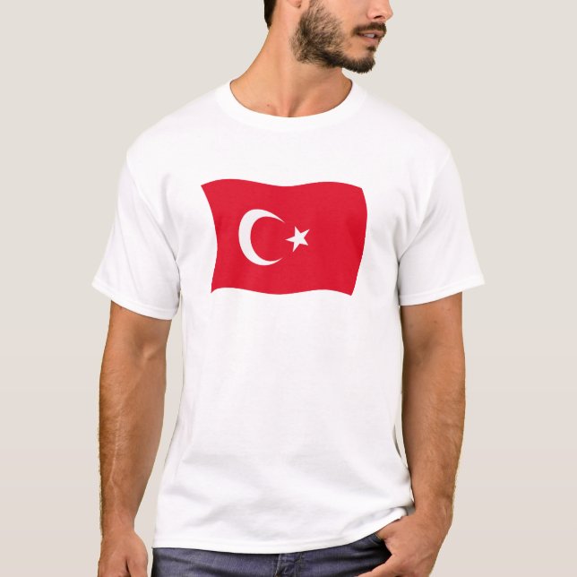 Camisa da Bandeira da Turquia (Frente)