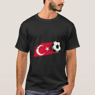 Camisa da Bandeira da Turquia Time de Futebol Turc