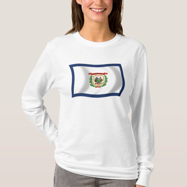 Camisa da Bandeira da Virgínia Ocidental (Frente)