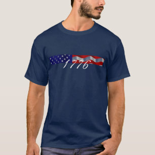 Camisa da bandeira de 1776 E.U.