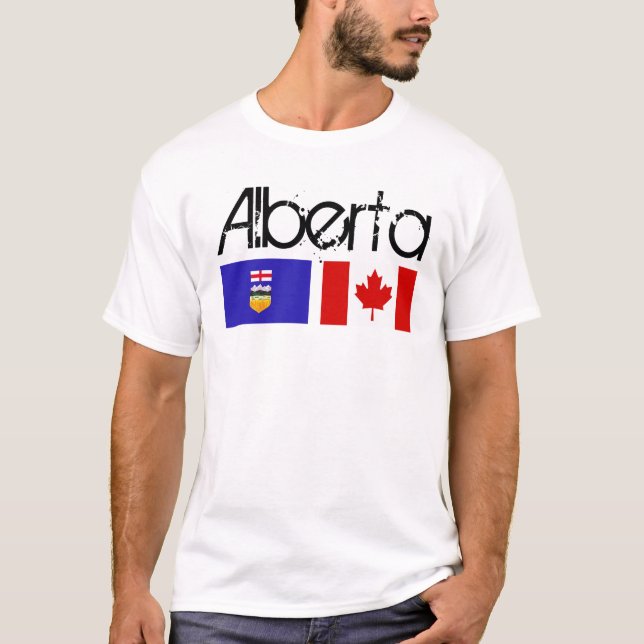 Camisa da bandeira de Alberta (Frente)