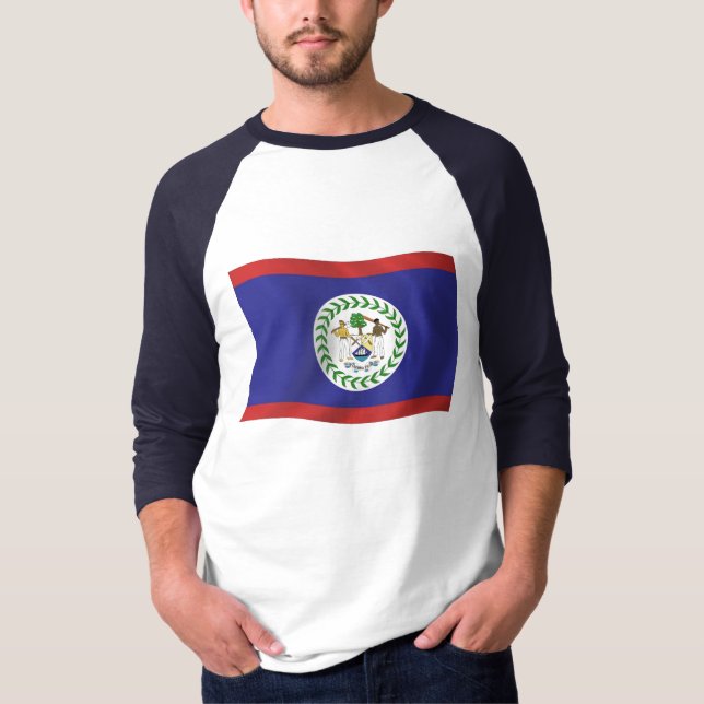 Camisa da Bandeira de Belize (Frente)