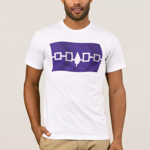 Camisa da bandeira de Confederacy do Iroquois