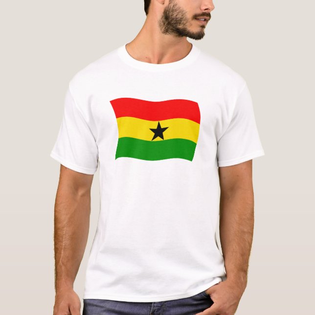 Camisa da Bandeira de Gana (Frente)